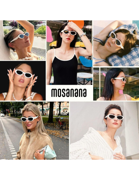 Gafas de Sol Ovaladas Mosanana MS52372 UV400 Retro Gafas de Sol Ovaladas Mosanana MS52372 UV400 Retro
