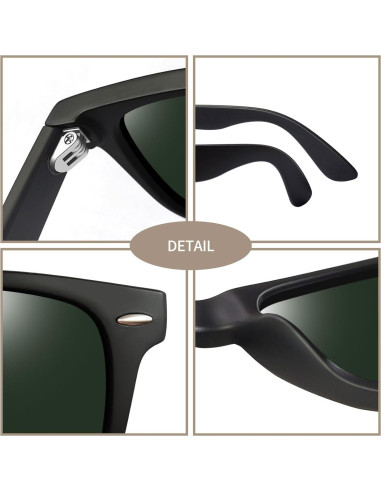 Gafas de sol Joopin cuadradas polarizadas UV400 para todos