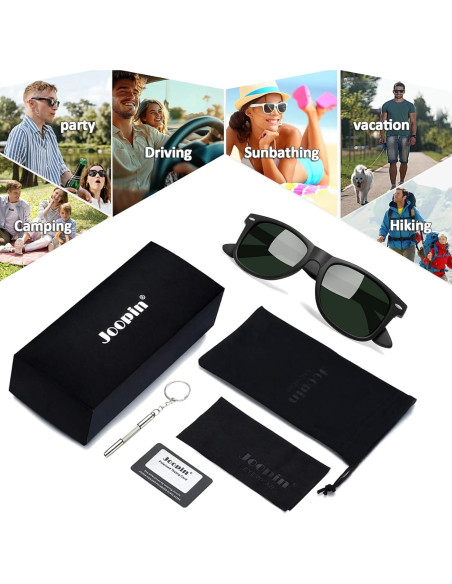 Gafas de sol Joopin cuadradas polarizadas UV400 para todos