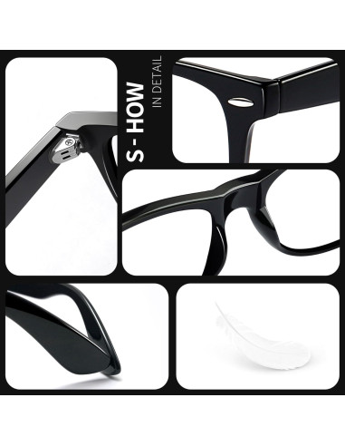 Gafas de sol Joopin UV400 cuadradas anti luz azul