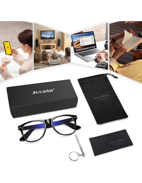Gafas de sol Joopin UV400 cuadradas anti luz azul Gafas de sol Joopin UV400 cuadradas anti luz azul