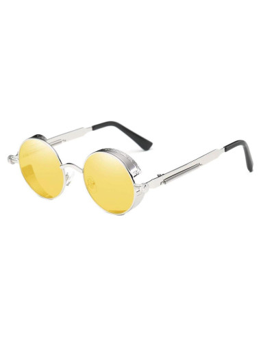 Gafas de Sol Redondas Dollger Metal UV400 Estilo Retro