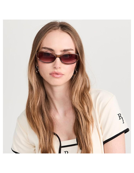 Gafas de sol ovaladas BRMHDY para mujeres, UV400, 2 colores