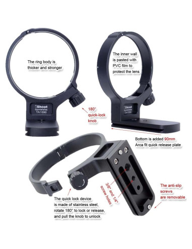 Anillo de Montaje en Trípode iShoot IS-TA1550 para Tamron 150-500mm