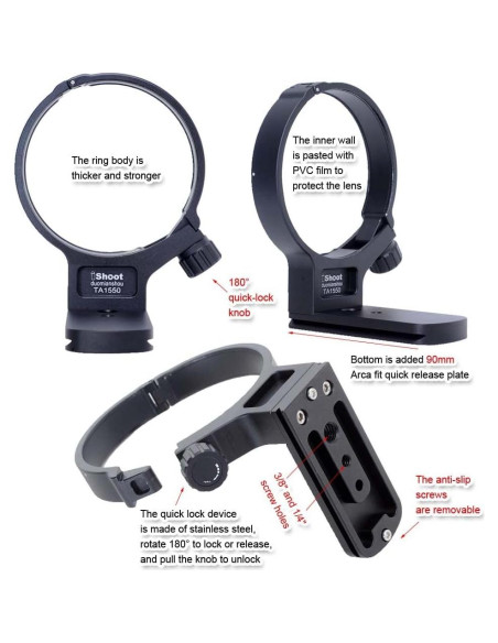 Anillo de Montaje en Trípode iShoot IS-TA1550 para Tamron 150-500mm