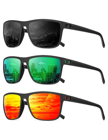 Gafas de Sol Polarizadas QALLY UV400 para Hombres