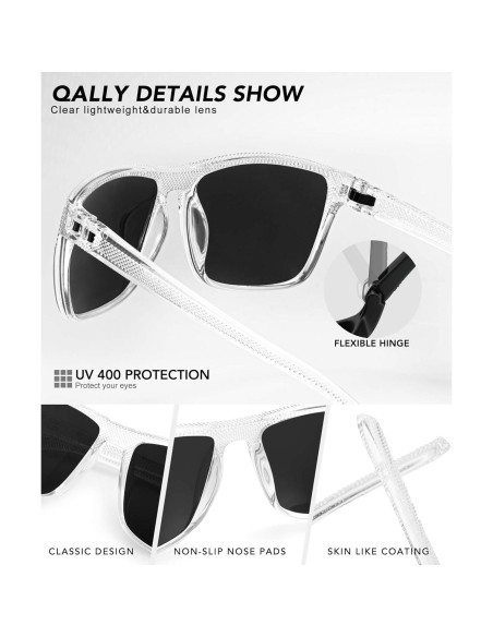 Gafas de sol QALLY polarizadas UV400 para hombres