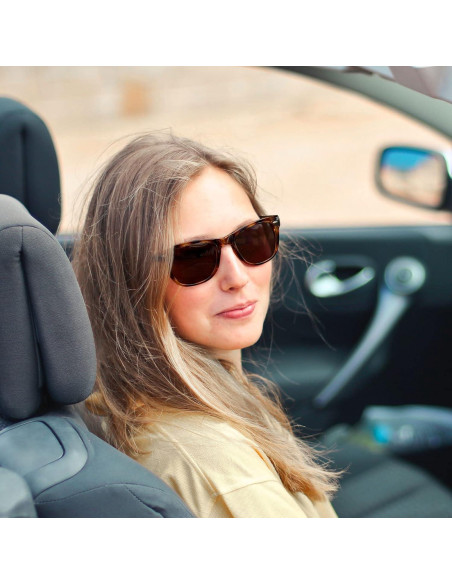 Gafas de sol Joopin cuadradas polarizadas UV400 marrón