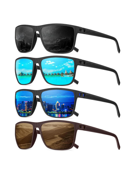 Gafas de sol QALLY polarizadas UV400 para hombres