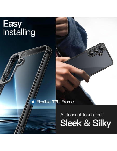 Funda JETech para Samsung Galaxy S25 5G Antigolpes Negra