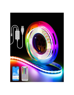 Tira LED RGB Smart IC PAUTIX 2m USB Multicolor Control APP