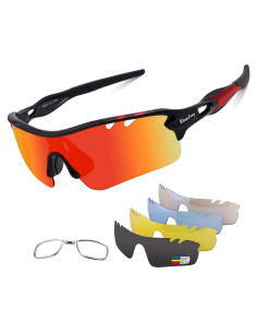Gafas de sol deportivas BangLong con 5 lentes UV400
