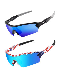 Gafas de sol deportivas BangLong con 5 lentes UV400