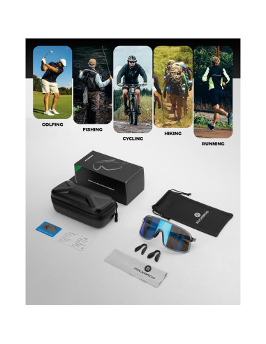 Gafas de sol fotochromáticas ROCKBROS para ciclismo UV400