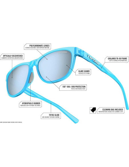 Gafas de sol deportivas Tifosi Swank - Lentes polarizados Gafas de sol deportivas Tifosi Swank - Lentes polarizados