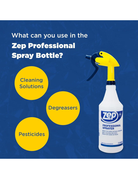 Botella de Pulverización Profesional Zep HDPRO1 - Pack de 3 - 32 oz