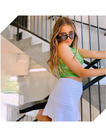 Gafas de sol TIANYESY aviador retro unisex con protección UV