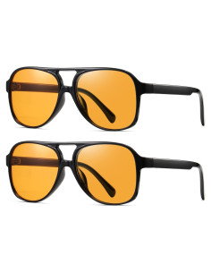 Gafas de sol aviador TIANYESY retro unisex con protección UV