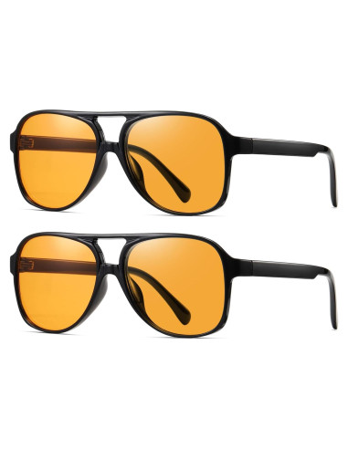 Gafas de sol aviador TIANYESY retro unisex con protección UV