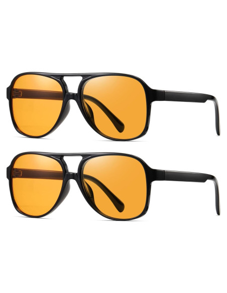 Gafas de sol aviador TIANYESY retro unisex con protección UV