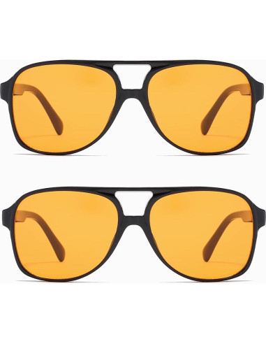 Gafas de sol aviador TIANYESY retro unisex con protección UV