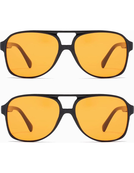 Gafas de sol aviador TIANYESY retro unisex con protección UV