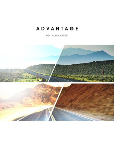 Gafas de sol aviador TIANYESY retro unisex con protección UV