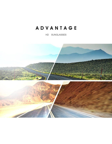 Gafas de sol aviador TIANYESY retro unisex con protección UV