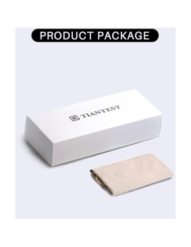 Gafas de sol aviador TIANYESY retro unisex con protección UV