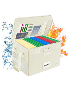 Caja de Documentos a Prueba de Fuego DocSafe Beige 40.6x31.8cm