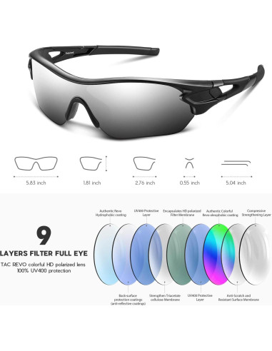 Gafas de Sol BEACOOL Polarizadas UV400 para Deportes