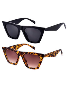 Gafas de Sol Cuadradas Mosanana Estilo Ojo de Gato UV400