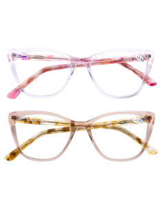 Gafas de Lectura AQWANO Ojo de Gato 1.5x Anti Luz Azul