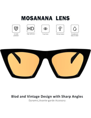 Gafas de sol Mosanana SHINE UV400 para mujeres modernas