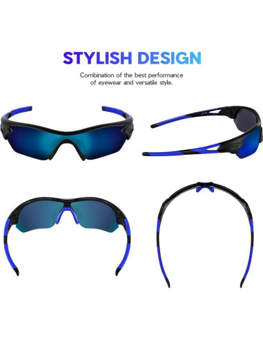 Gafas de sol deportivas BEACOOL polarizadas UV400