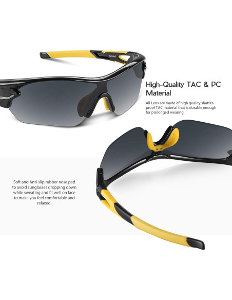 Gafas de sol polarizadas BEACOOL para deportes y actividades