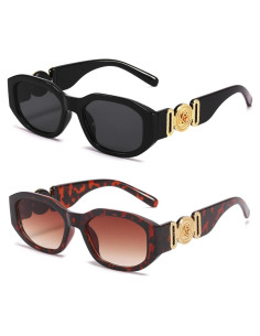 Gafas de sol rectangulares BUTABY UV400 para mujeres