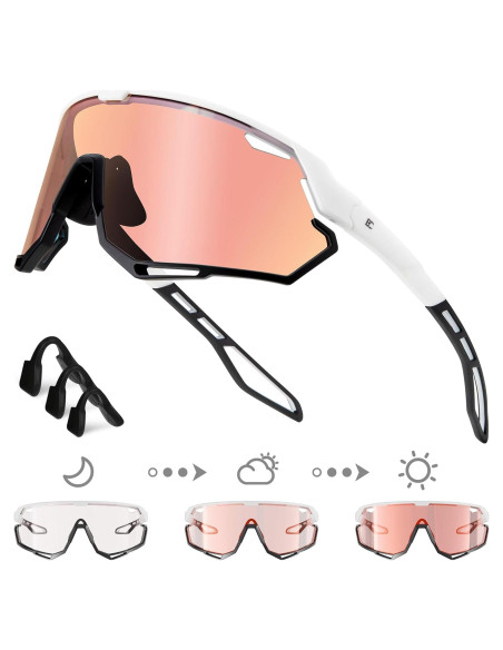 Gafas de Ciclismo BIRCEN Fotoquímicas Naranja TR90 Gafas de Ciclismo BIRCEN Fotoquímicas Naranja TR90