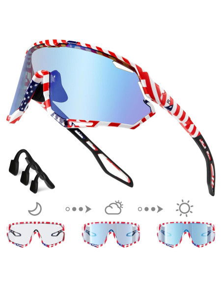 Gafas de Ciclismo BIRCEN Fotoquímicas Azul TR90 Gafas de Ciclismo BIRCEN Fotoquímicas Azul TR90