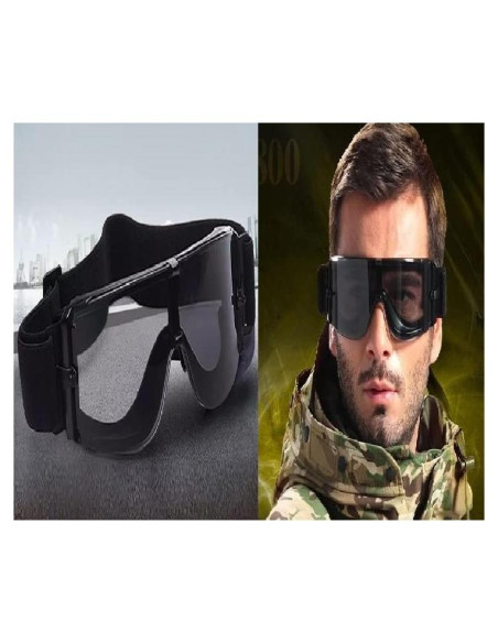 Gafas Tácticas GalaxyLense - Protección UV - 3 Lentes