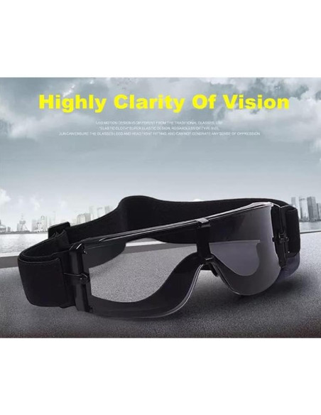 Gafas Tácticas GalaxyLense - Protección UV - 3 Lentes