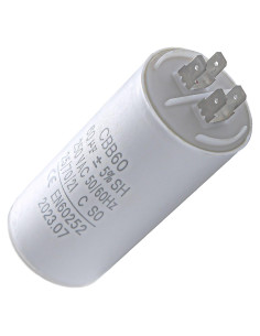 Capacitor de Arranque Seentech CBB60 60 F para Motores CA