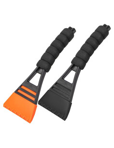 Raspador de Hielo Qoosea 10.16 cm con Mango de Espuma - 2 Piezas