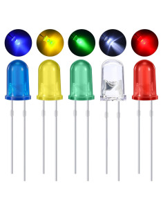 Kit de 100 Diodos LED 5mm eBOOT - 5 Colores Brillantes