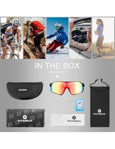 Gafas de sol ROCKBROS Sp179 polarizadas UV400 ciclismo