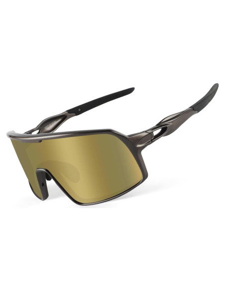 Gafas de Ciclismo Polarizadas BangLong UV400 Oro