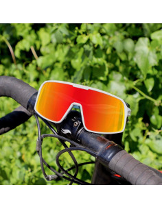 Gafas de Ciclismo Polarizadas BangLong UV400 Rojo Blanco 2