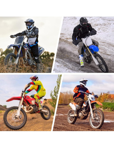 Gafas de Motocross LMAVAG Lente Clara Antivaho Ajustables