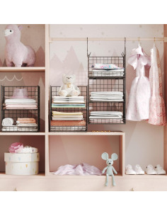 Organizador Colgante de Armario Yuyetuyo 5 Niveles Ajustable 2