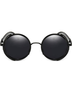 Gafas de Sol Steampunk Dollger Redondas UV400 Metal 2